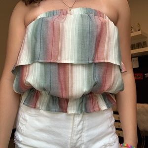 American Eagle Outfitters Strapless Top